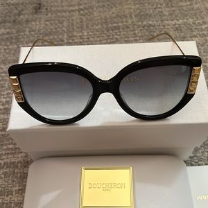 Black with Gold Boucheron Sunglasses.